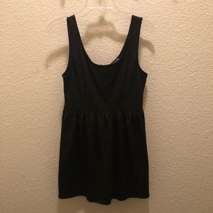 Forever 21 Black with Gold Glitter Medium Dress